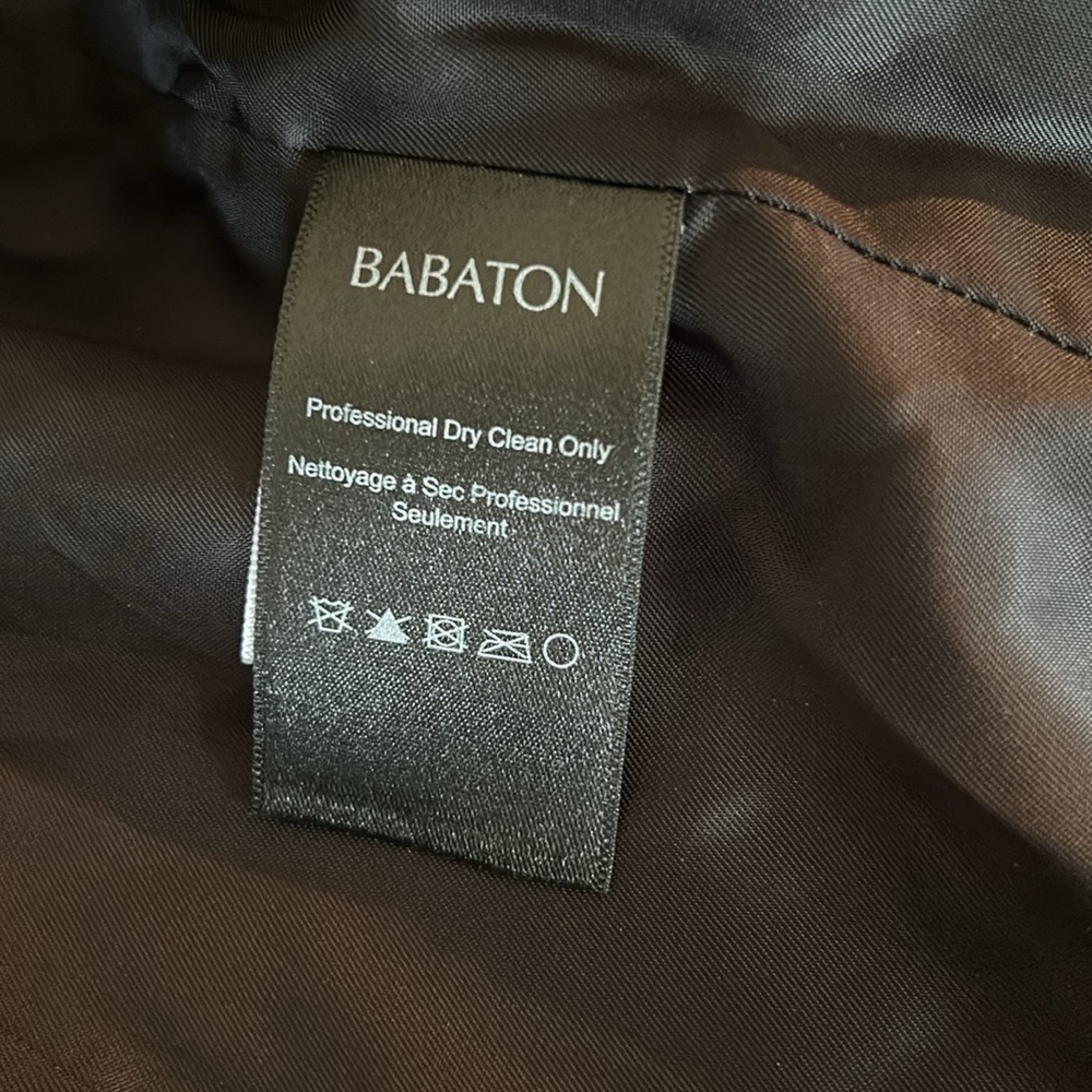 Babaton Black Belted Coat - Picture 7 of 12